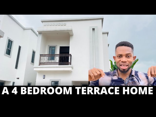 Inside a 4 Bedroom Terrace House up for Sale in Enugu|#housetour #modernhouse  #homesforsale