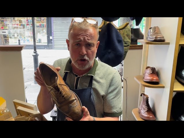 Custom Grade Church’s Repair | Vintage Shoe Sent By YouTube Viewers For Leather Sole & Restoration