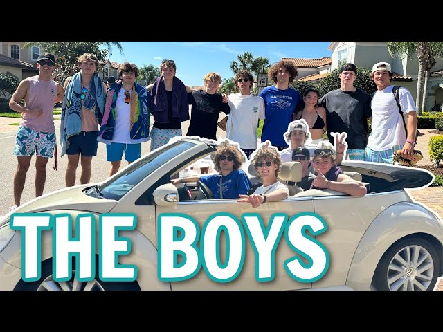 Vacation With The Boys: We Hosted 8 Teenagers for SPRING BREAK!!