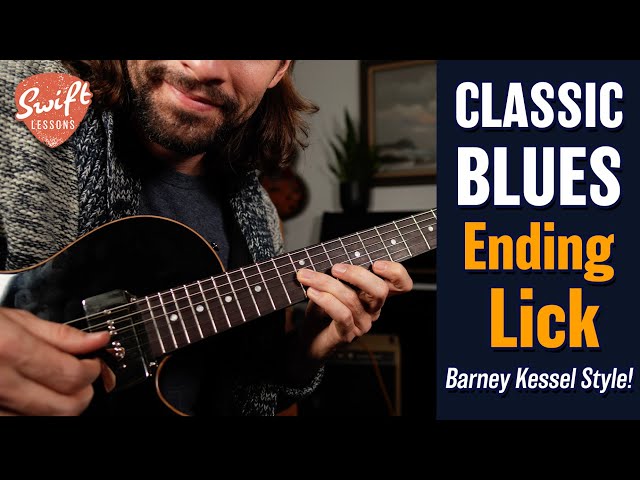 The Perfect Blues Ending Lick - Barney Kessel Style Lead Guitar Lesson