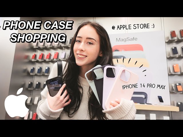 Phone Case Shopping for the iPhone 14 Pro Max! (Apple Store Vlog)