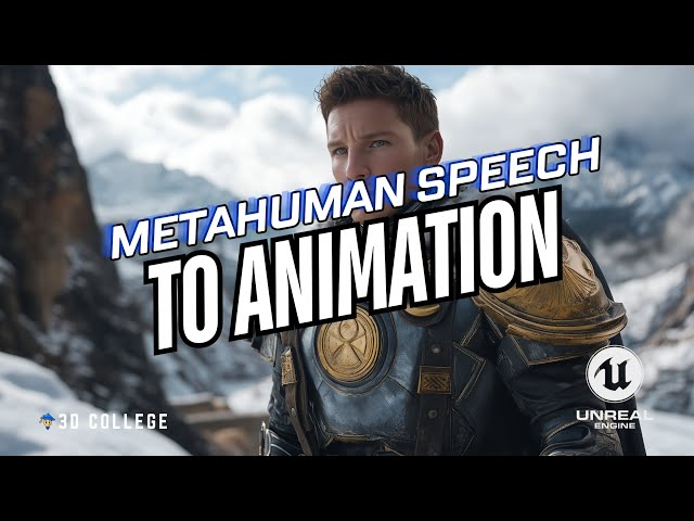 Unreal Engine 5 - Metahumans - speech to animation