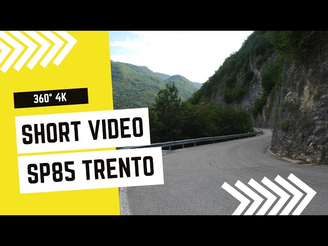 Korte video bergpas SP85 Trento Italië