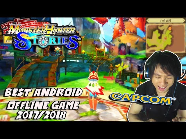 Game OFFLINE Coiii  !!!! Monster Hunter Stories (CAPCOM) Gameplay - Android/iOS Game #redminote4