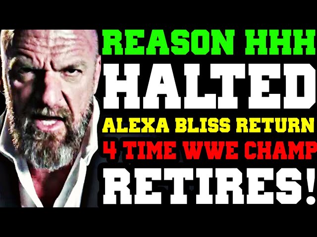 WWE News! Reason For Wyatt Sicks ABSENCE! WWE Halts Alexa Bliss Return! Britt Baker Breaks SILENCE!