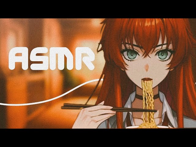 ASMR Anime Mukbang | Eating with You ~ (≧◡≦) ~ | Animation ASMR | ASMR アニメ ムクバン 🍜