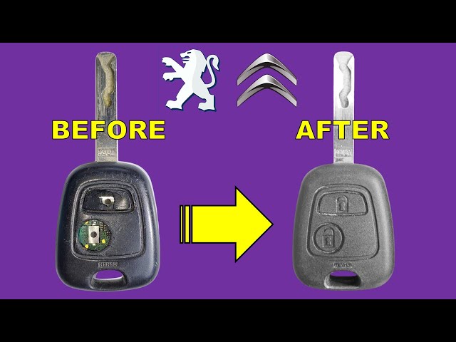 How to do a Citroen Key Case Replacement