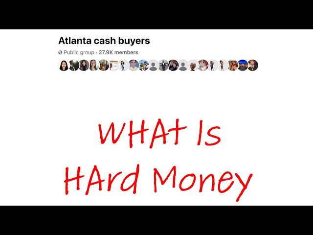 Using hard money to buy real estate