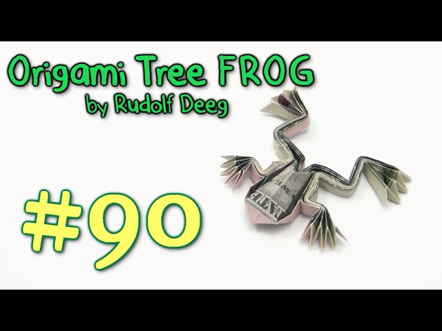 Cool Origami Frog Money - Yakomoga dollar Origami tutorial