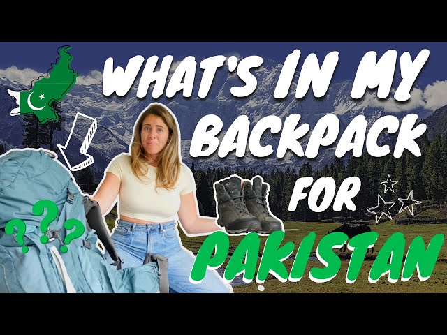 Pack With Me For PAKISTAN 🇵🇰 What's In My Backpack For My First EVER Group Expedition