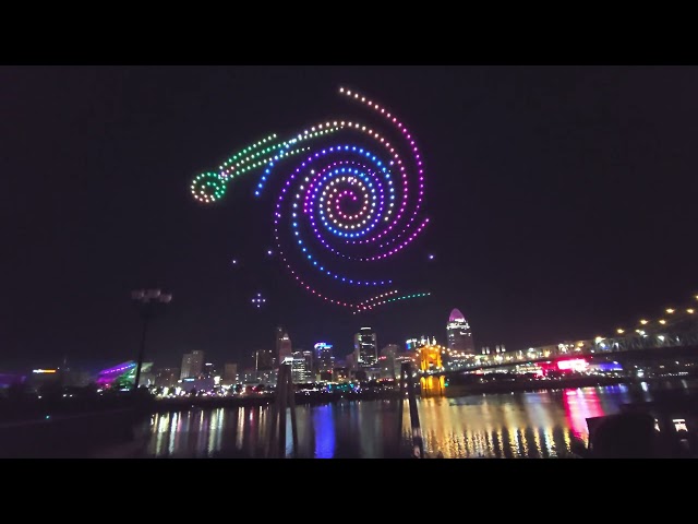 Blink Drone Show Saturday Night 10pm from Covington Landing 10-19-2024