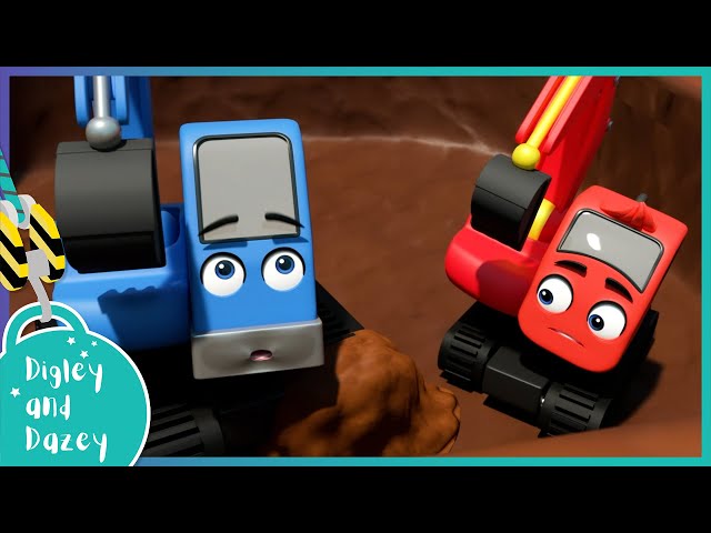 🚧 If You're Happy and You Know It (Dig it up!) 🚜 | Digley and Dazey | Construction Cartoons for Kids