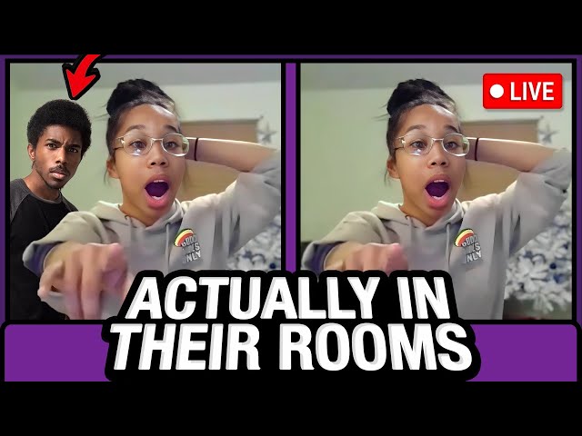 Omegle Trolling... But I'm ACTUALLY IN THEIR ROOMS (LIVE)