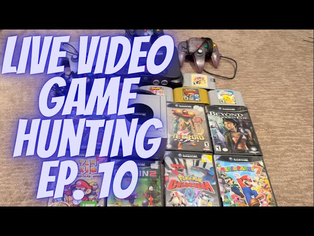 GAMECUBE SCORE!?!/ Live Video Game Hunting Ep. 10