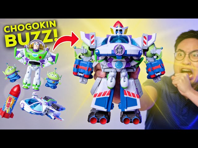 BUZZ & TEMEN2NYA INI BISA JADI ROBOT KALAU DIGABUNGIN! | CHOGOKIN TOY STORY BUZZ UNBOXING & REVIEW