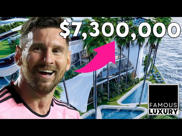 Leo Messi | House Tour | Miami Concept Mansion & $7.3 Million Penthouse