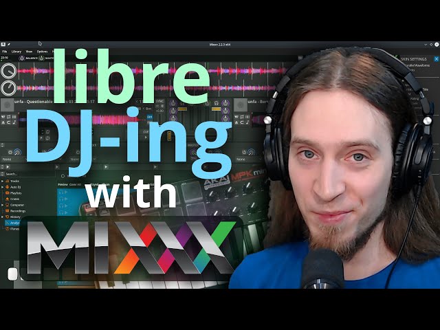 Mixxx is an incredible FOSS DJ-ing program