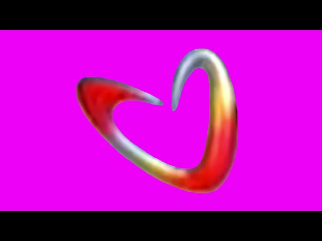 GMA Network: "Kapuso" Heart Animation [2002] (Magenta Screen, free to use)