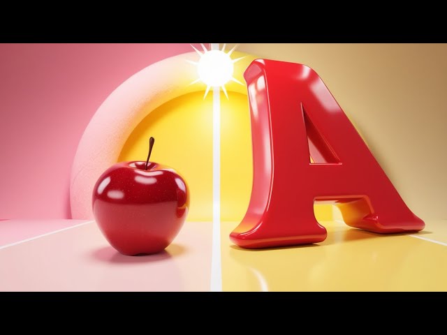 A for Apple, B for Ball | ABC Alphabet Song | Phonics Song & Learn Letters! - Dididoo Nursery Rhymes