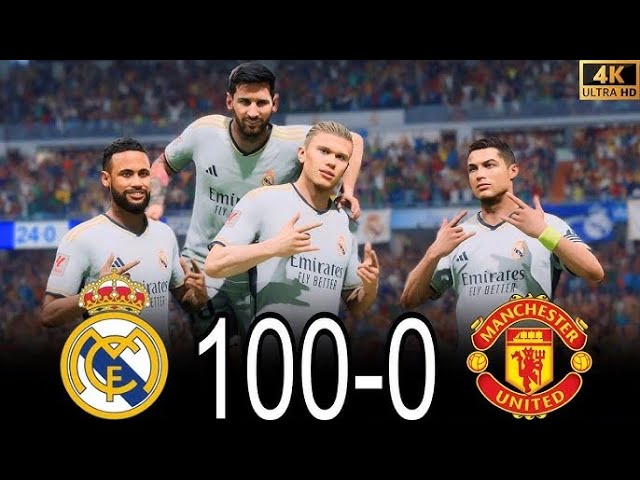 Real Madrid VS Manchester United EA SPORTS FC 25 Gamplay