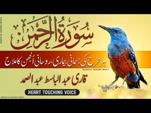 Surah Rehman Tarjuma ke Sath | Qari Al Shaikh Abdul Basit Abdul Samad |  Live 47