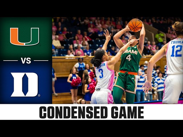 Duke vs. Miami - Condensed Game