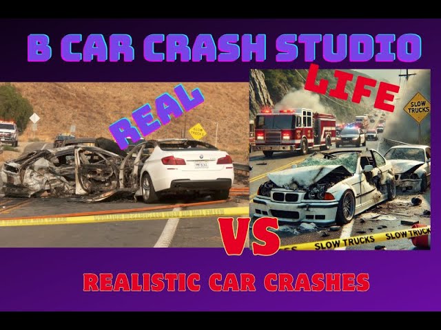 REALISTIC CAR CRASHES BMW VS  MERS #4