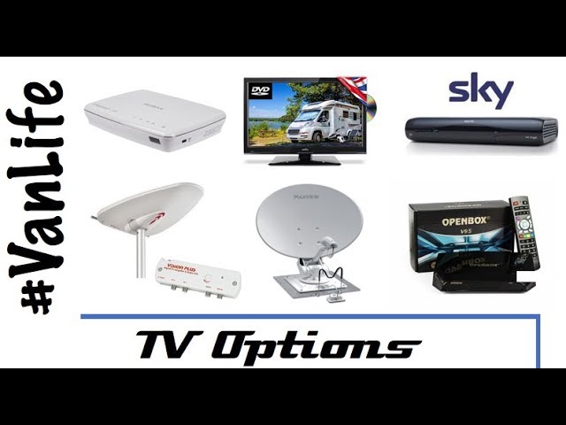 How we get TV in our van - Satellite, Freeview, Freesat, Internet  RV, Camper, Motorhome