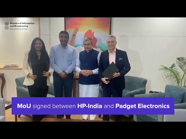 HP-India and Padget Electronics Join Hands, advancing #MakeinIndia!