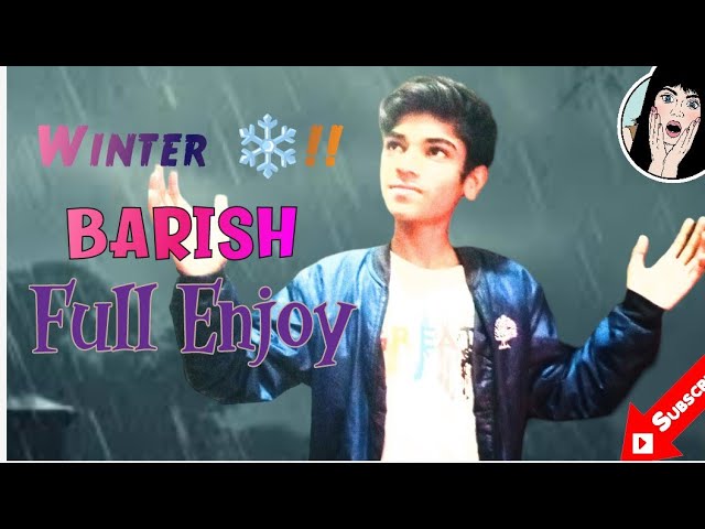 Heavy Rainfall in the Winter ❄️ After a Long Time-Rain Video with Local Looks ||Suhaib Daily Journey