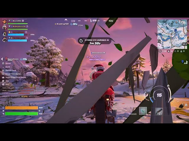 [GAME QUEST CLIPS #4] FORTNITE BATTLE ROYALE - SQUADS - FISHSTICK VR - PS5