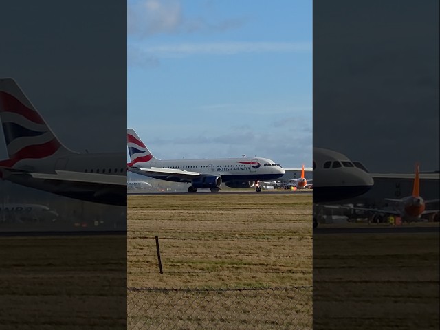 British Airways A319 G-EUPP LHR-EDI 5th Feb #aviation #airbus #avgeek #airport #planespotting