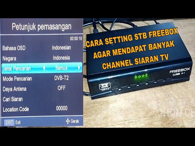 How to Install FREEBOX STB DVB T2 To Get DIGITAL TV Broadcast #224