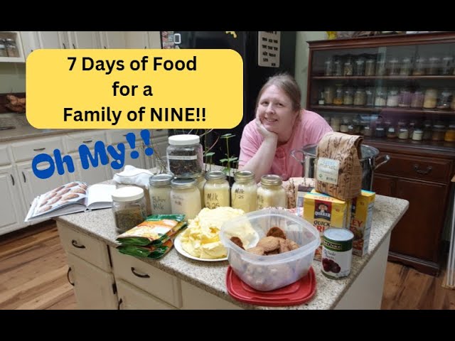 LARGE FAMILY What We Eat in a Week! (February 2025)