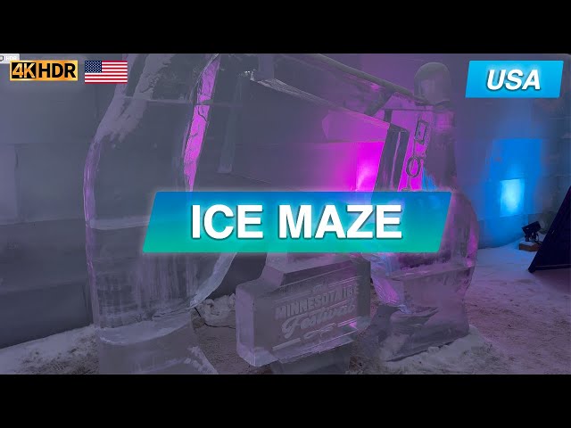 Explore the World’s Largest Ice Maze at the Minnesota Ice Festival! ❄️✨