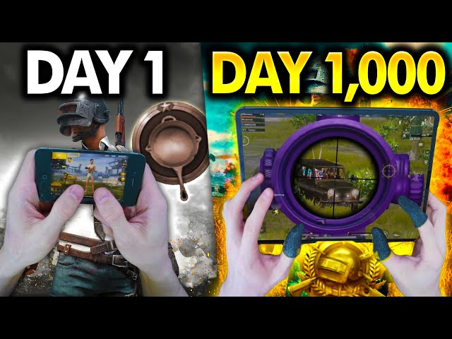 My 1,000 Day PUBG MOBILE Progression (Season 1 to 16)