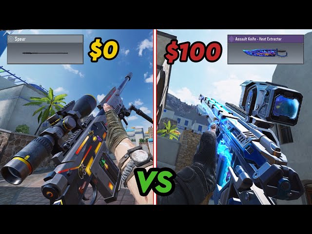 Cheap VS Expensive Sniper Loadout in COD Mobile