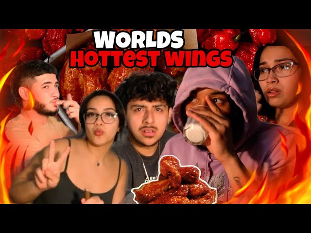 WE ALMOST DIED! BLAZING KNOCKOUT WINGS CHALLENGE