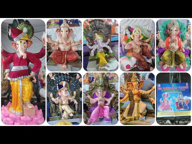 Solapur and Pune Ganapathi Murthi' at Sri Manikanta Ganesh Old Bowenpally#ganesh #trending #viral