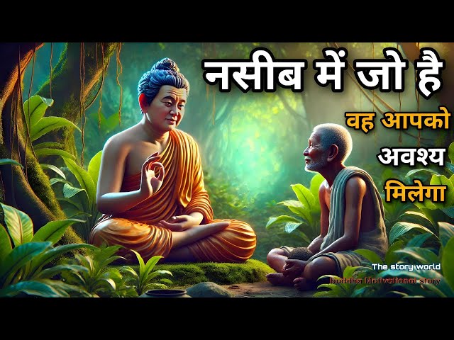 नसीब में जो है,वह आपको अवश्य मिलेगा सुनो | best buddha motivation story | buddha speech | hindi gyan