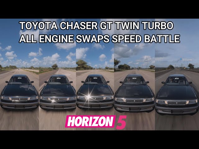 1991 Toyota Chaser Gt All Engine Swapped Top Speed Battle Forza Horizon 5