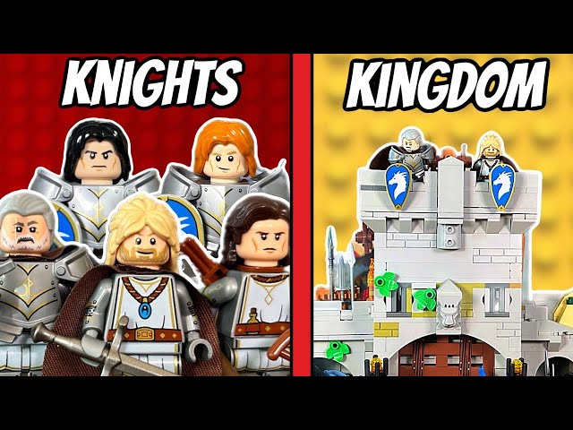 I Built a LEGO Medieval KINGDOM Using DnD CMF Minifigures!