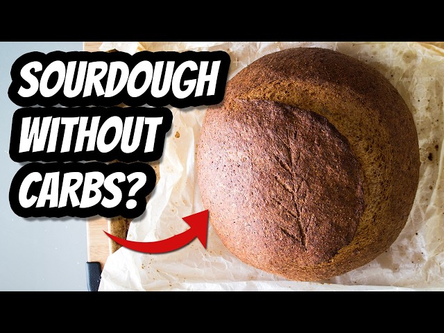 How to Make SOURDOUGH BREAD KETO (vegan, high protein, and actually delicious!)