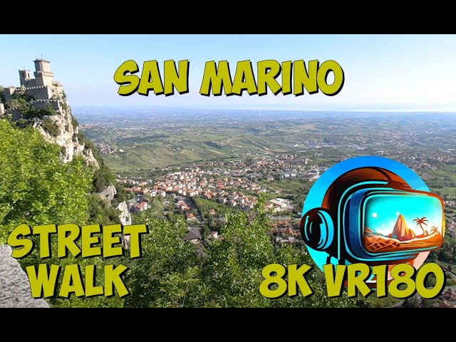 09 San Marino Sitting on top Monte Titano enjoying the sounds and view 8K 4K VR180 3D Travel