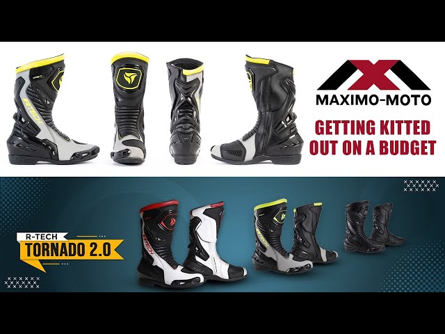 MaximoMoto R-Tech Tornado 2 Boots : Getting Kitted Out On A Budget