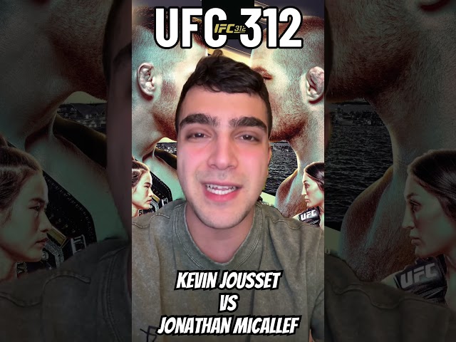 UFC 312 - Kevin Jousset vs Jonathan Micallef