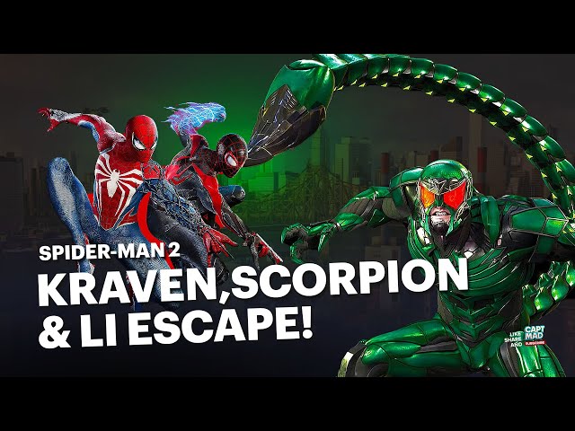 Scorpion, Kraven & Martin Li ESCAPE | Spider-Man 2  - Indian Gamer - #gameplay #spiderman2 #gaming