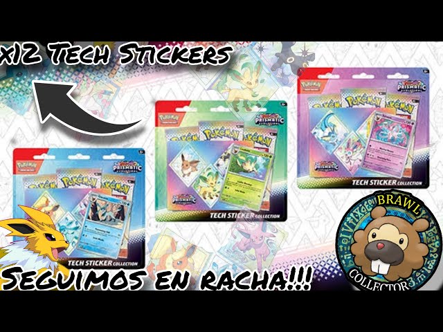 Seguimos on Fire Abrimos un Blíster de Tech Stickers de Prismatic Evolutions, Salió Eeveelution AA