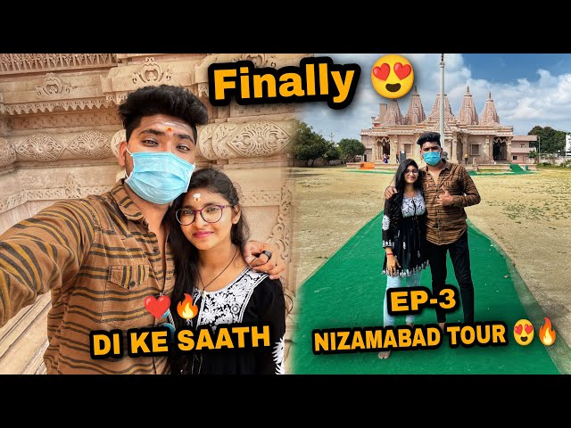 Finally DiDi Ke Saath Nizamabad Tour😍❤️‍🔥|Sarangapur Hanuman Temple🚩|VLOG-4|EP-3|#vlog #trending