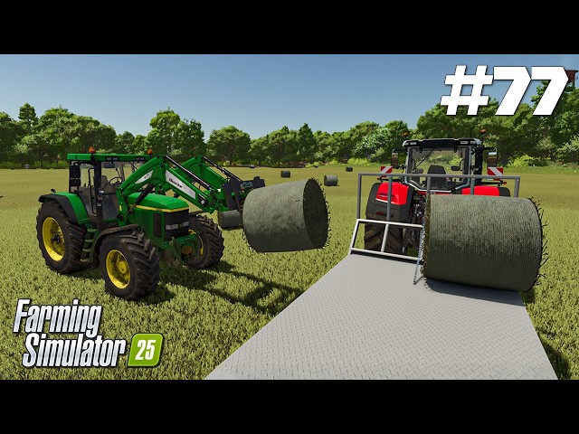 Zwożenie bel siana - Farming Simulator 25 | #77